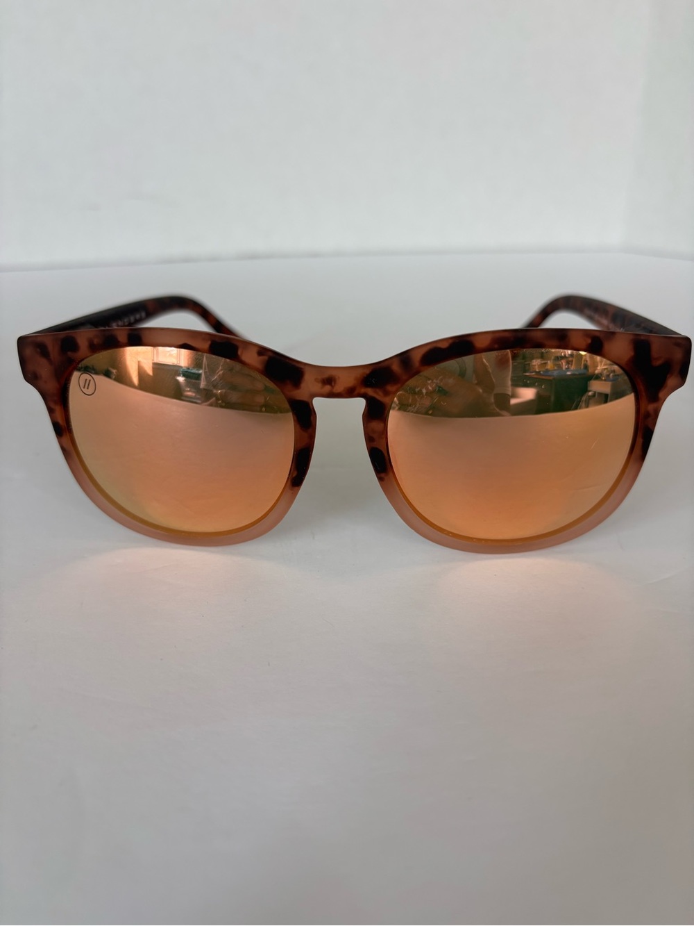 Blenders Tortoise Frame Orange Mirrored Women's Sunglasses
